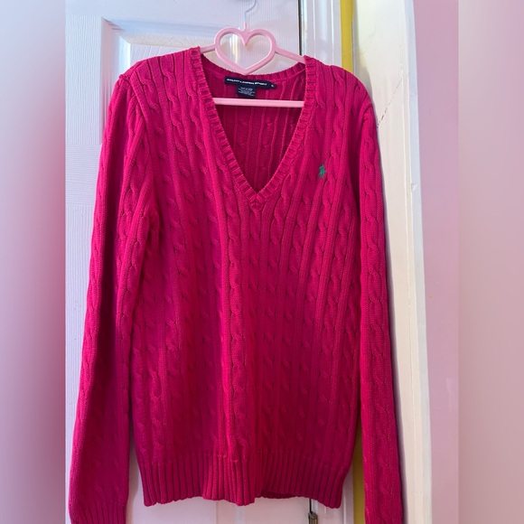 Ralph Lauren Sport Fuchsia Knit Top - Picture 1 of 3